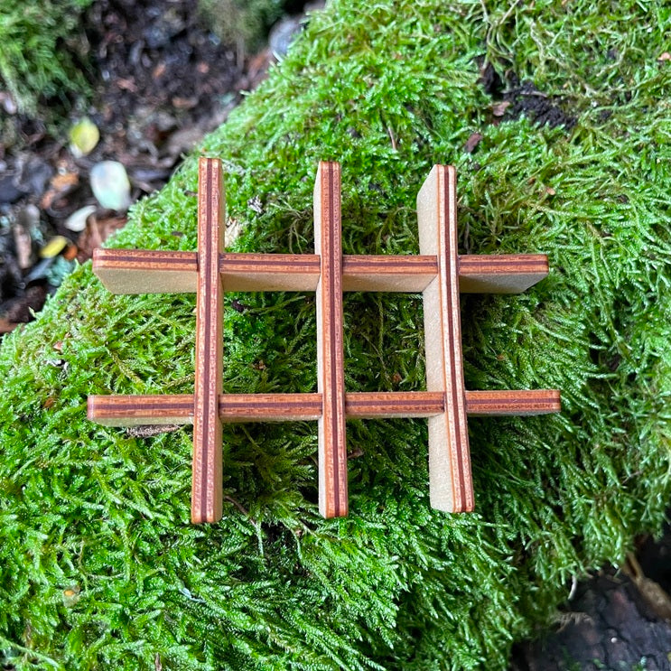 Kotimainen koivusta valmistettu saippua-alusta.